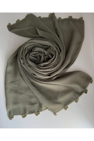 Nimet Abla Butik Hand Embroidered Shawl Hijab