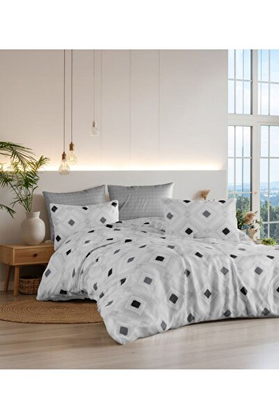 GENÇEV HOME COLLECTİONS Double Duvet Cover Set with Elastic Sheets