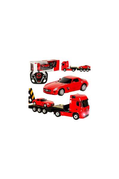 Three top online RC car Rastar 74920 Mercedes-Benz Actros 1:26 red