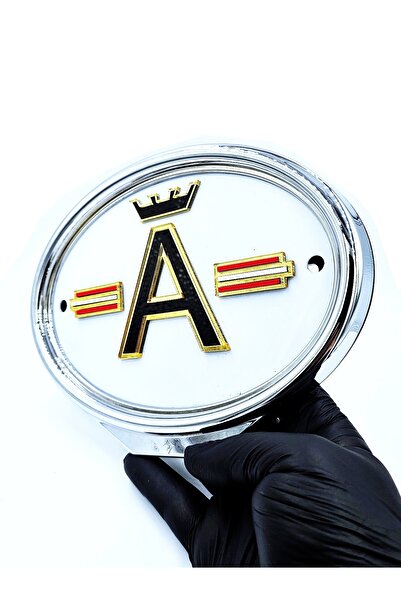 BsElektronik Etiketçilere Özel Oval Çerçeveli Kral Tacı Kabartmalı A Harfi Ül...