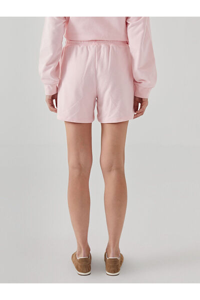 LC Waikiki Pink Women's Shorts with Elastic Waist