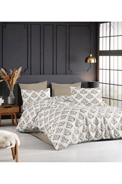 GENÇEV HOME COLLECTİONS Double Duvet Cover Set with Elastic Sheets