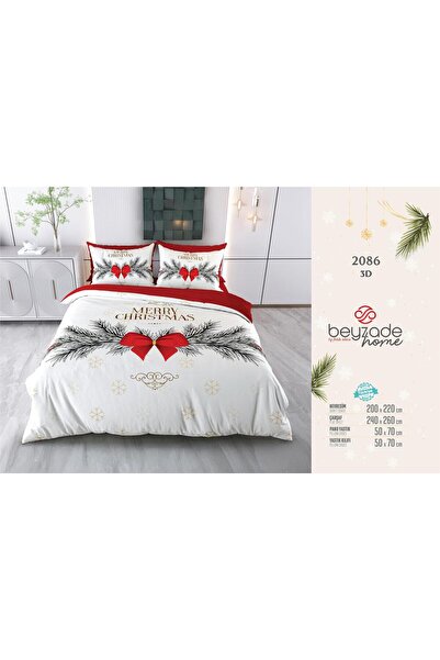 BEYZADE HOME New Year's Bedding Set Christmas Special Series Double Size 2086