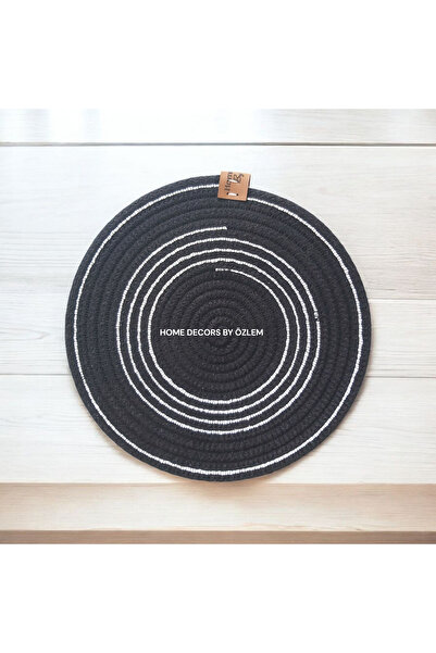 home decors by özlem 2-Piece Straw Mat Organizer for Tableware and Kitchen