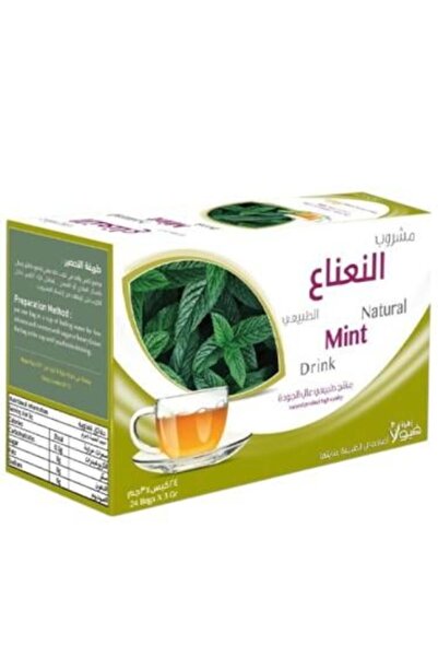 VIOLA FLOWER Natural Mint Drink - 24 Bags × 3 g