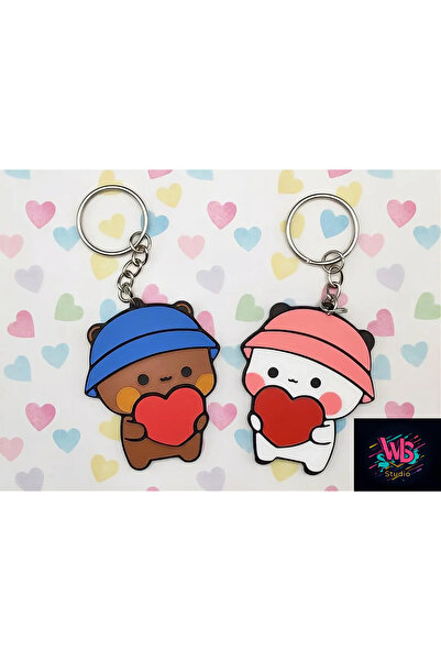 WLS studio Bubu Ve Dudu Çift Anahtarlık Seti