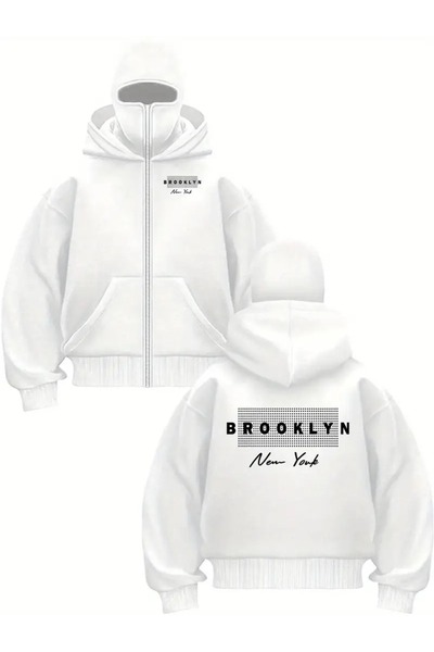 LAYORA 00 Hooded Zippered Windbreaker Jacket