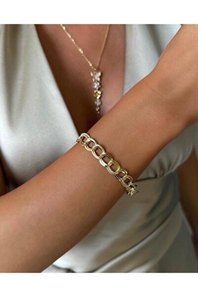 HOSBUTIK Gold 316 stainless steel milky way bracelet