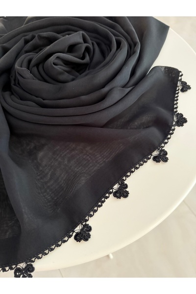 Nimet Abla Butik Hand Embroidered Shawl Hijab