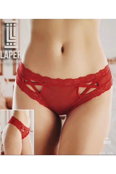 NightLove İp Detaylı Dantelli Kilot 8010