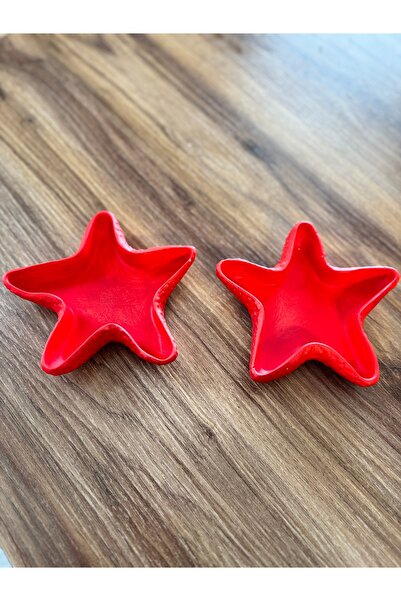 Yasminncandle • Yıldız Form Dekoratif Tabak • Christmas Star Sunum ve Dekor T...