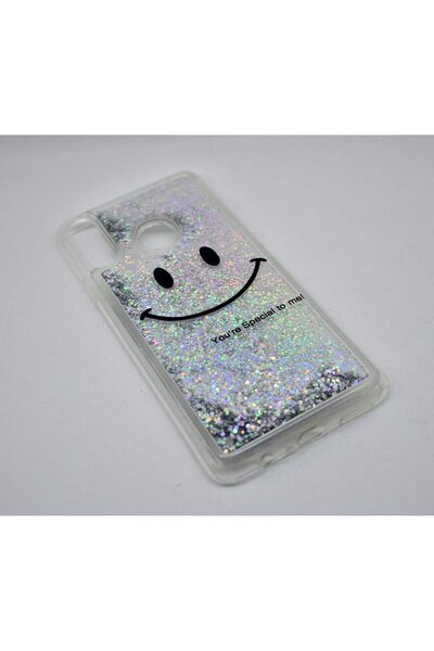 Generic Glitter Liquid Personalized Clear Silicone Gel TPU Shockproof Phone Cover for Samsung Galaxy A20S (S