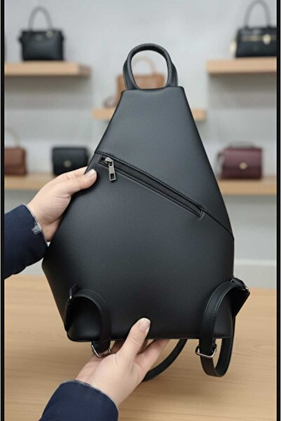 NahitaTyana Genuine Leather Women's Backpack Black