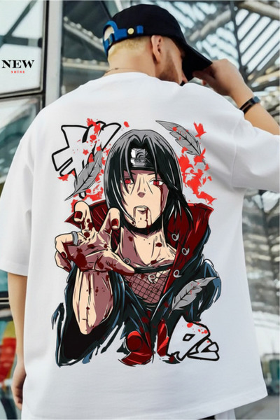 New Shine Μπλουζάκι Anime Printed Oversize
