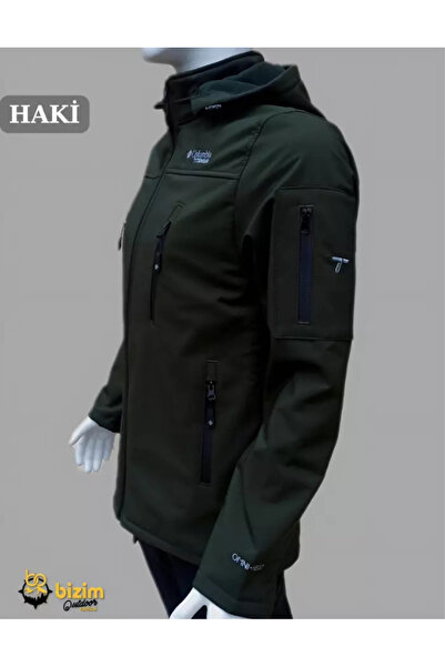 REMA STİL Taktikal outdoor içipolar sıvı ve rüzgar geçirmez kapüşonlu çıkabil...