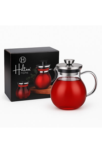 HİLTON HOME Glass Teapot