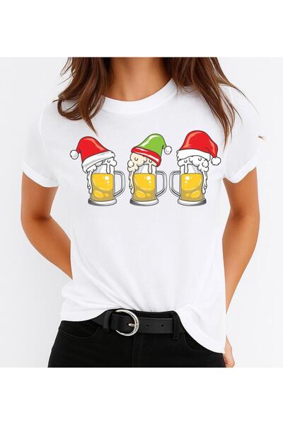 OEM 100% Cotton T-shirt Yellow Christmas 2