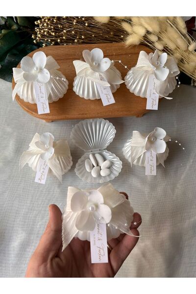 cev den store İstiridye Kutu Nikah Şekeri 20 Adet