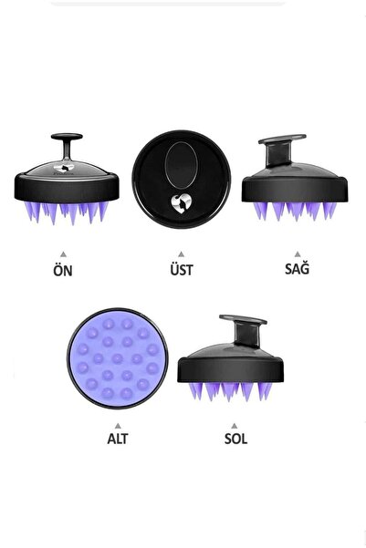 PRODİVA PERIE DE MASAJ PENTRU CAP DE CULOARE NEAGRĂ