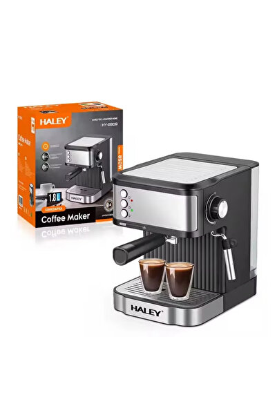 ACKILISS Espressor Automat HALEY, 1.8 L, 850W, 20 Bar, Sistem Semi-Automat, A...
