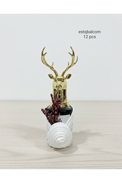 GIFT توزيعات عطور الغزال (12 قطعة) مع تنسيق القماش اللون حسب الطلب