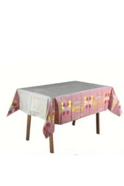 OEM Tablecloth for Party, Anniversary, Aluminum Foil, Happy Birthday pattern, 137 cm×183 cm