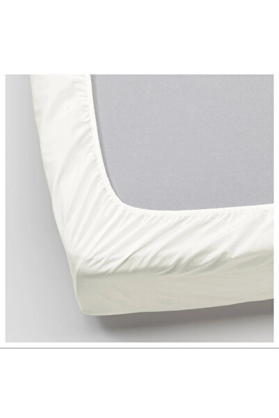 IKEA Ullvide Fitted Sheet, White, 180X200 cm