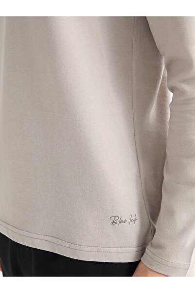 LC Waikiki New Season Crew Neck Long Sleeve Men's Pajama Top