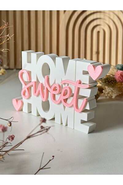 craftopya Home Sweet Home Yazılı Ev Dekoru