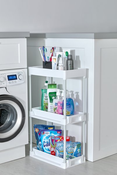 ASlife Home 3 Tier Sliding Bathroom Organizer Bathroom Shelf