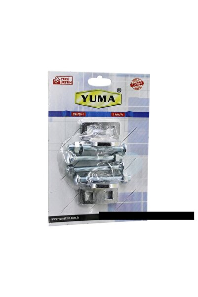 FRY YUMA YM-730-1 KAPI EMNİYET REZESİ ASMA KİLİT TAKILABİLİR MENTEŞE (5358)