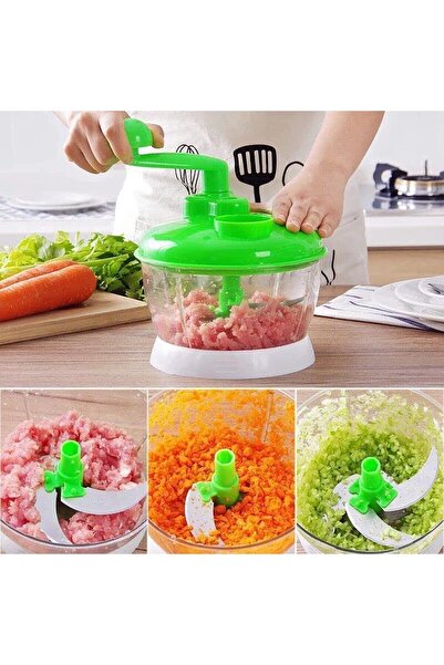 MOAG Stainless Steel Mini Quick Utensils Handheld Cutter Onion Slicer Grater Fruits Sustainable Plastic