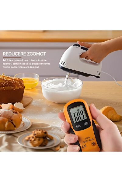 OEM Mixer Electric cu Suport și de Mână Luxeeo, 100W, Capacitate 1.7L, 7 Trepte de Viteză