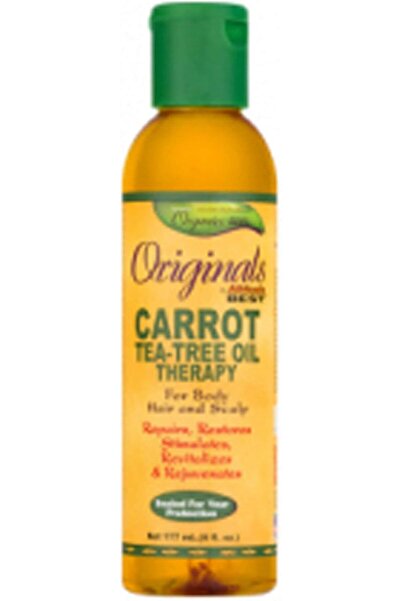 Africa's Best زيت شجرة الشاي والجزر الأصلي 6 أونصة (177 مل)