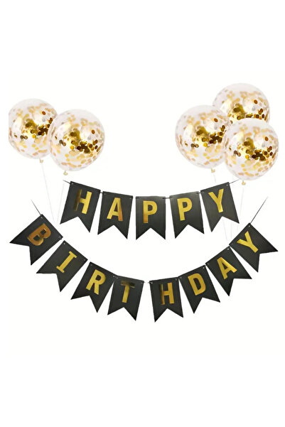 OEM Party Banner Garland "Happy Birthday", 5m