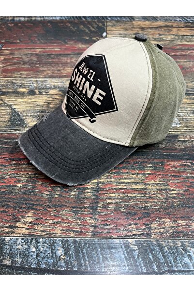 Street Bag Jewel Shine Cap Hat Navy Blue