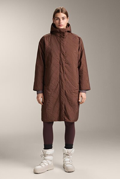 Oysho Long water-repellent FELLEX® AEROGEL padded jacket