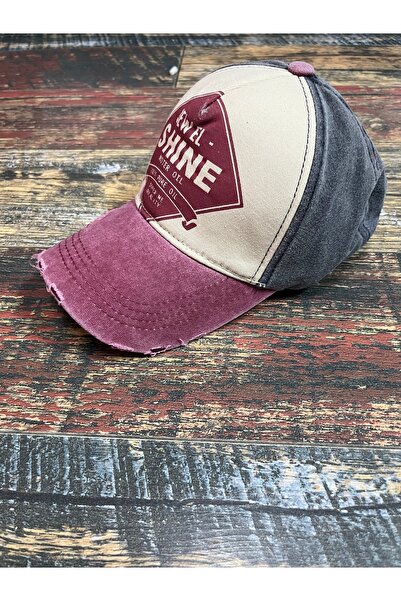 Street Bag Jewel Shine Cap Hat Navy Blue