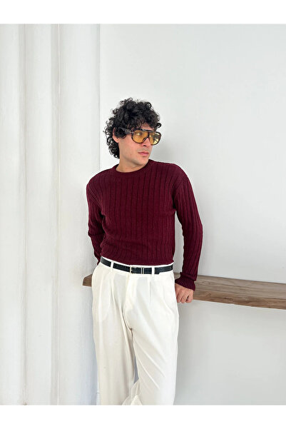 pepule Winter Knitted Crew Neck Sweater Knitwear