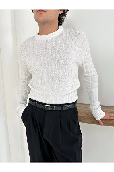 pepule Winter Knitted Crew Neck Sweater Knitwear