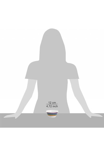 Omada Boluri - PLEXART Bol d12 cm - Coloured waves