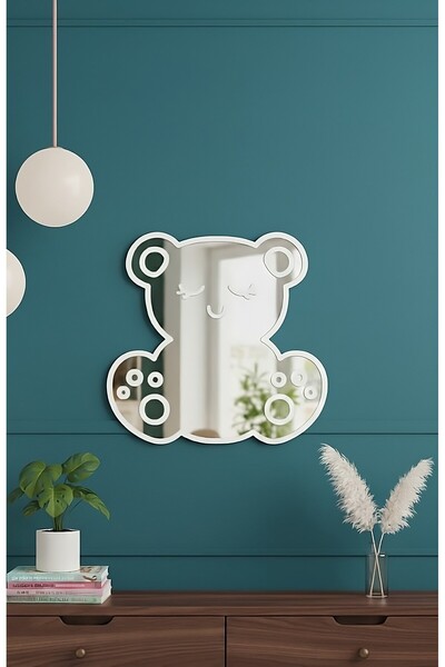 İHRA Ayıcık modelli Çocuk Odası Dekoratif Kırılmaz Pleksi Ayna