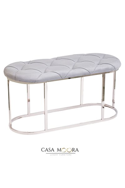 Moora Bench / Silver / Gray / Chesterfield