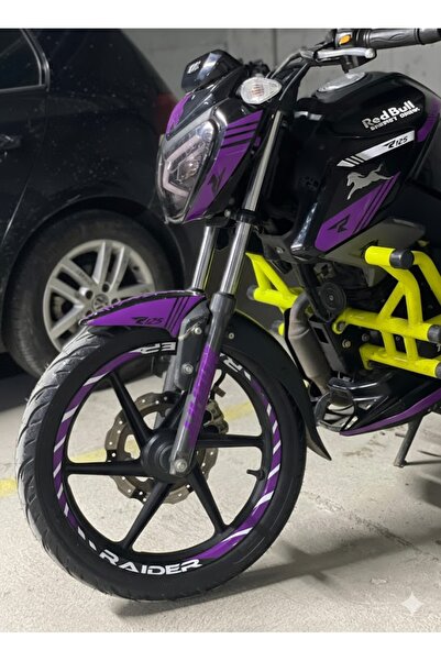 unifol TVS RAİDER KAPLAMA ÖN ÇAMURLUK R125 STİCKER