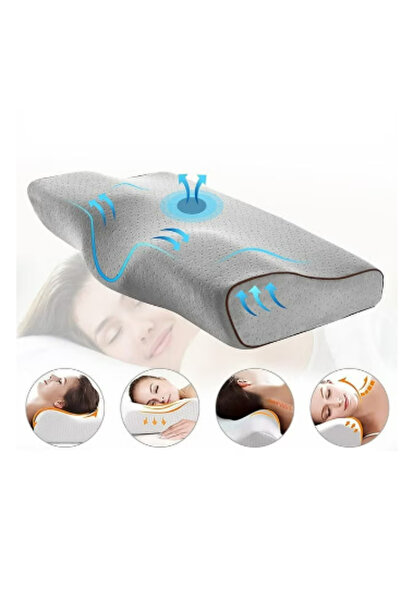 Arabest Memory Foam Pillow, Extra Dense Ergonomic Cervical Pillow for Firm Neck Support