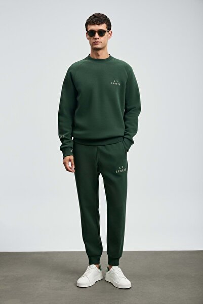 Lufian 112050080 Ανδρικό Φούτερ Beta ΠΡΑΣΙΝΟ