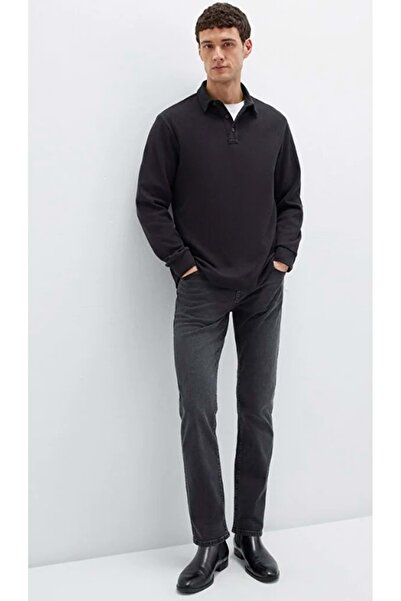 Mavi 0037834819 Martin Black Smoke Jean Pants Men's Jeans Black