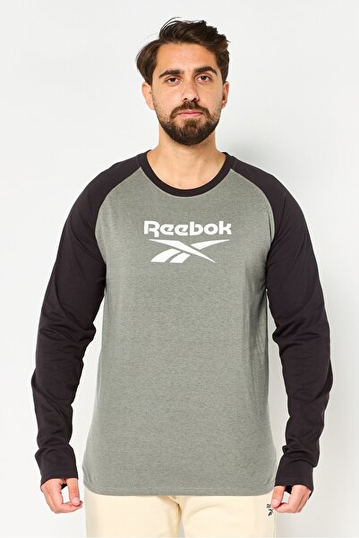 Reebok Men Sportswear Fit Long Sleeve Outdoor T-Shirt, Multicolor