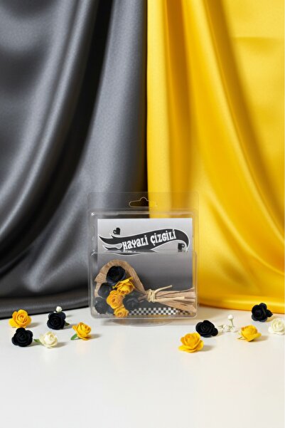 Hayali Çizgili Mini Buket Love Flowers Tasarım Koleksiyonluk, Sevgiliye Hediy...