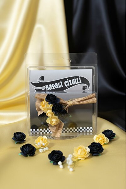 Hayali Çizgili Mini Buket Love Flowers Tasarım Koleksiyonluk, Sevgiliye Hediy...